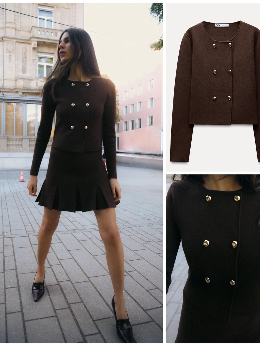 ZARA ~ Wrap cardigan